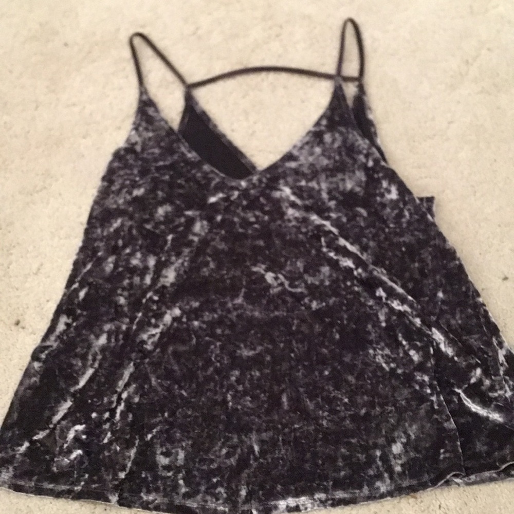 Velvet silver shirt